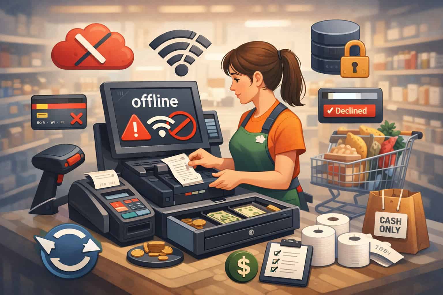 What “Offline Mode” Really Means in a POS System