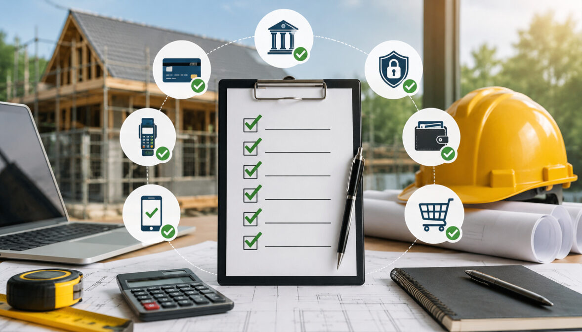 Payment processing setup checklist for new contractors