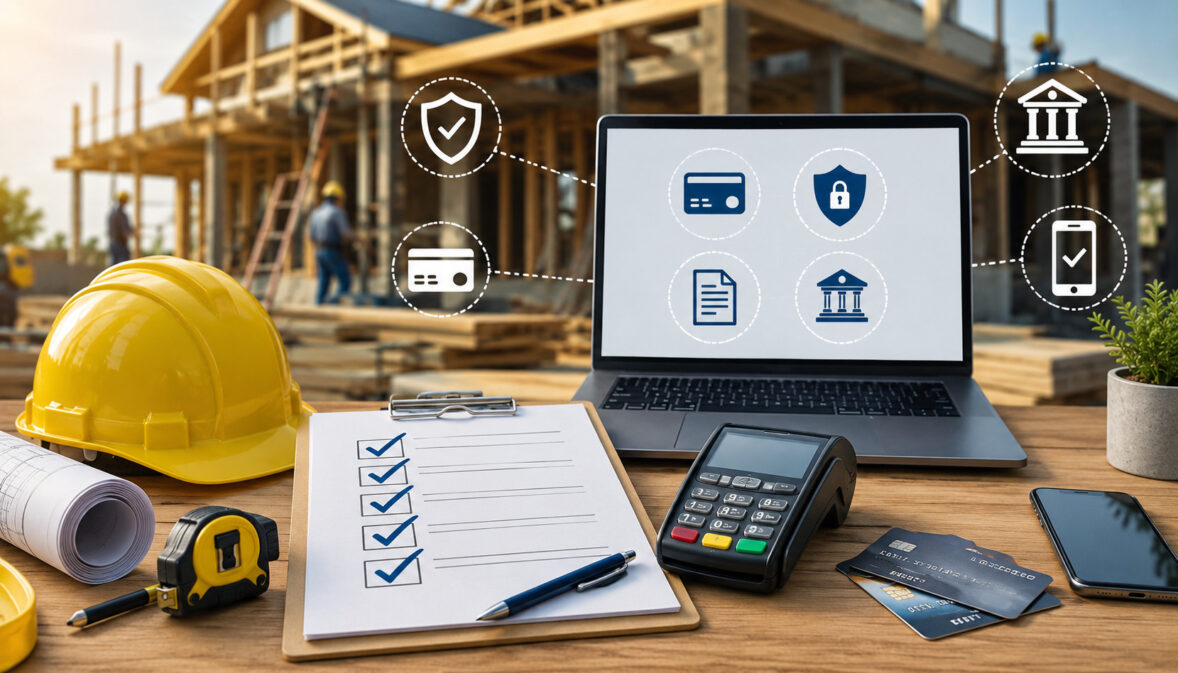 New contractor payment processing checklist illustration